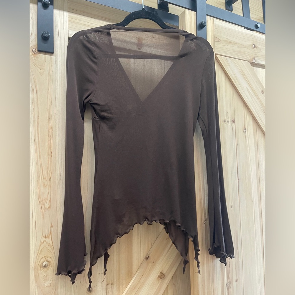 Sheer Y2K Top